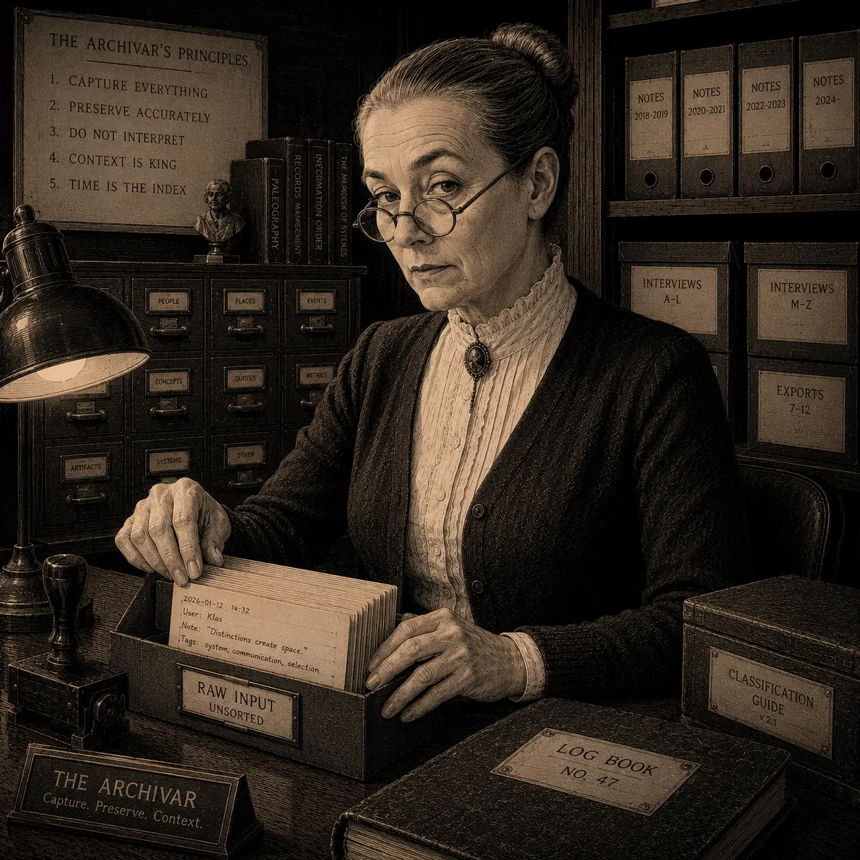 Portrait of Der Archivar